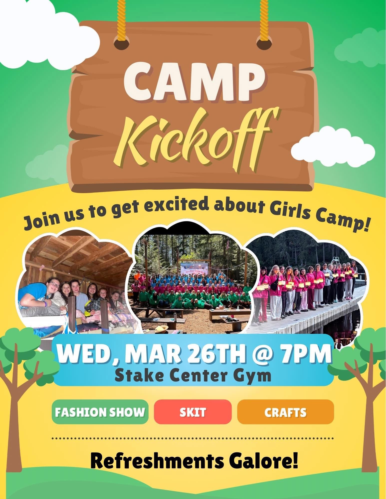 CAMP KICKOFF NIGHT!