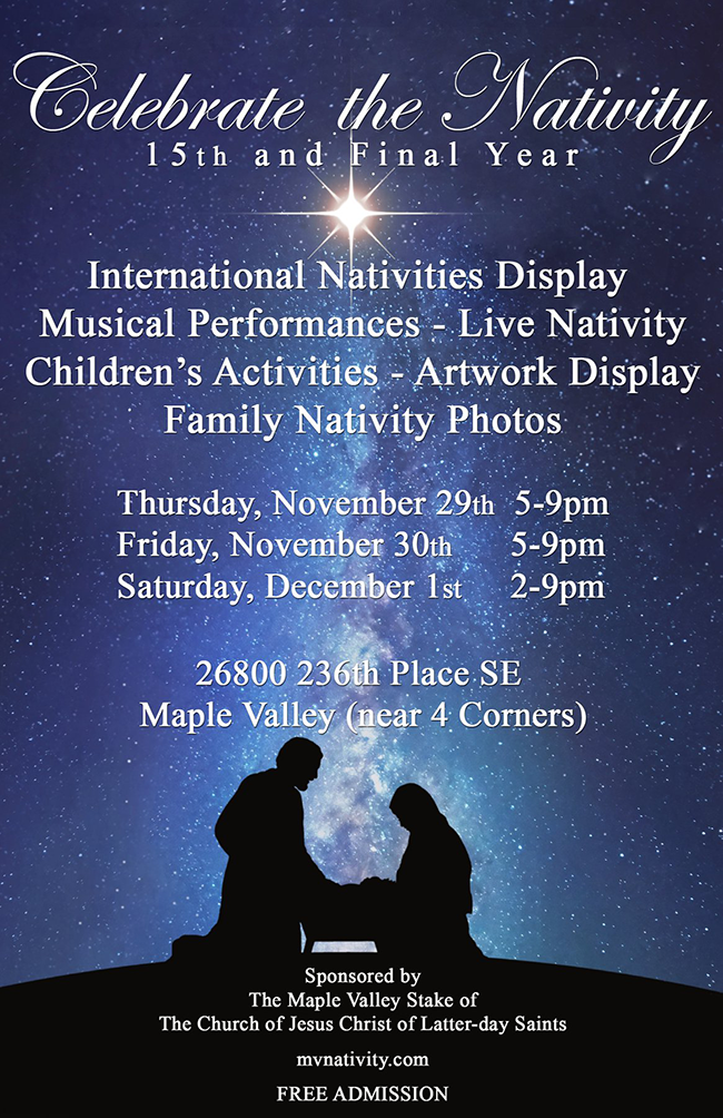 Celebrate the Nativity - MV Stake Center Celebrate the Nativity - MV Stake Center