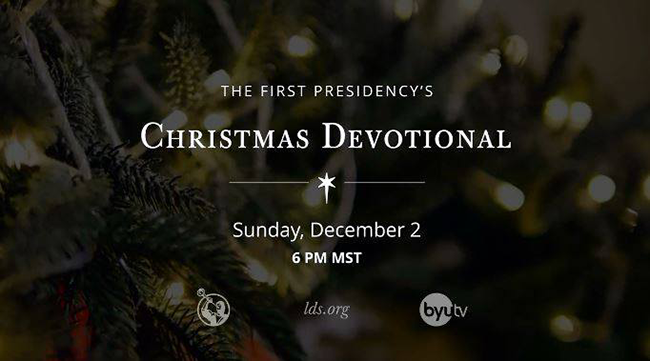 First Presidency Christmas Devotional First Presidency Christmas Devotional